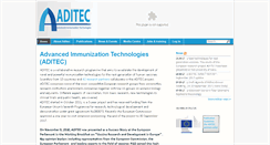 Desktop Screenshot of aditecproject.eu